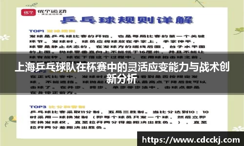 上海乒乓球队在杯赛中的灵活应变能力与战术创新分析